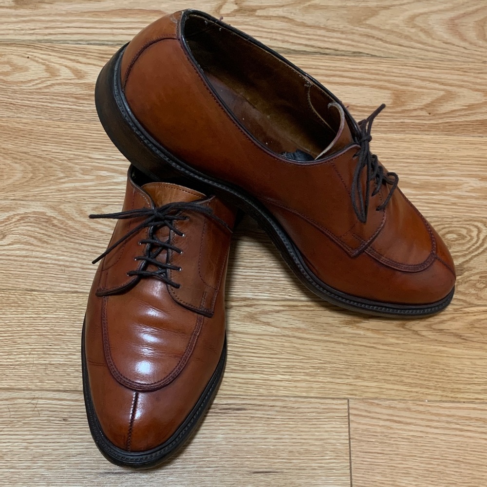 Allen Edmonds Brown Leather Oxfords